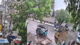 Delhi Weather Today: Parts Of National Capital Receive Light Rain, Brings Some Relief From Record Heat